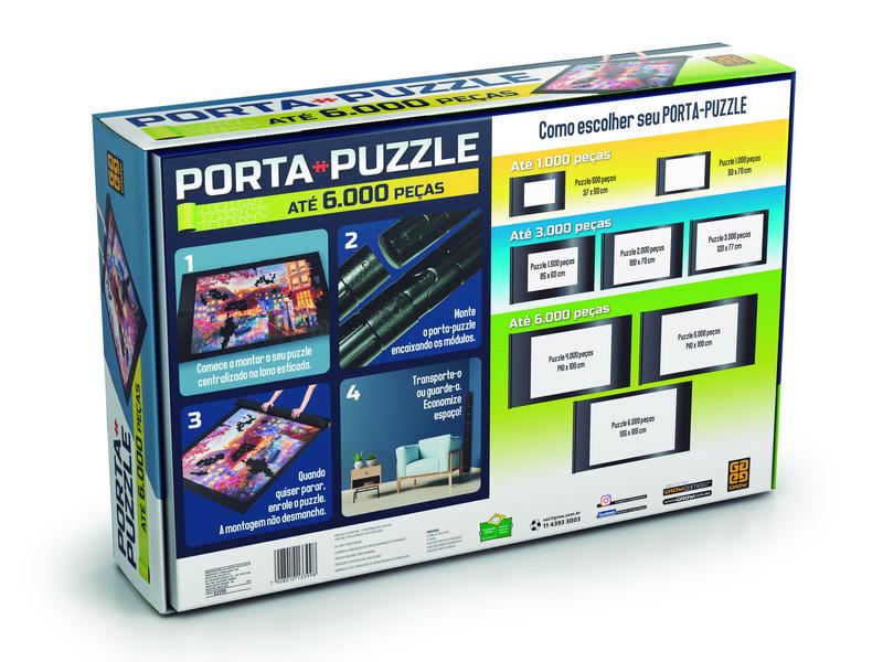 Porta Puzzle Ate 6000 Pecas - Grow - Porta Puzzle / Quebra Cabeça